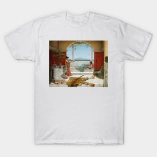 The Sweet Siesta Of A Summer Day by John William Godward T-Shirt